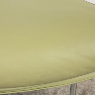 6500 Leather Stool in Green - Yellow from Rolf Benz-RQW-2036289