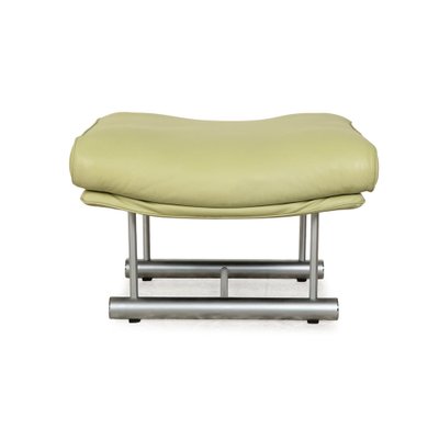 6500 Leather Stool in Green - Yellow from Rolf Benz-RQW-2036289