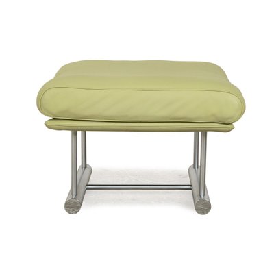 6500 Leather Stool in Green - Yellow from Rolf Benz-RQW-2036304