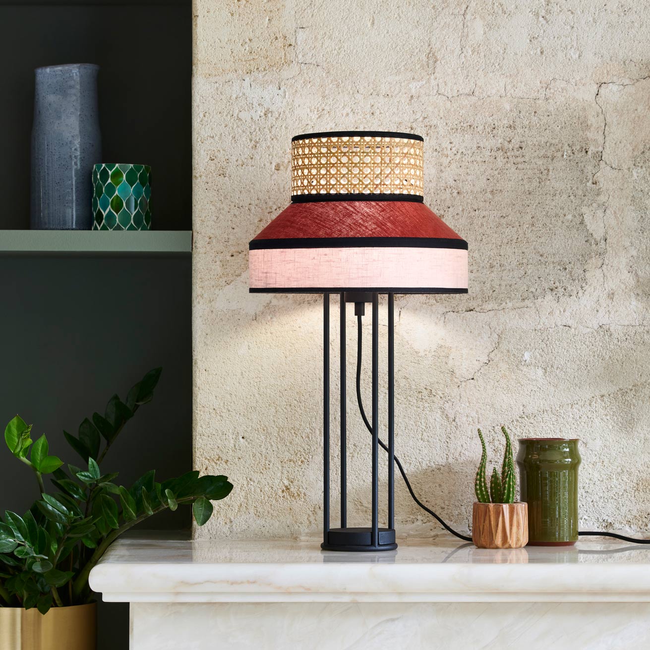 Table Lamp Singapour by Market Set #Rose/massala