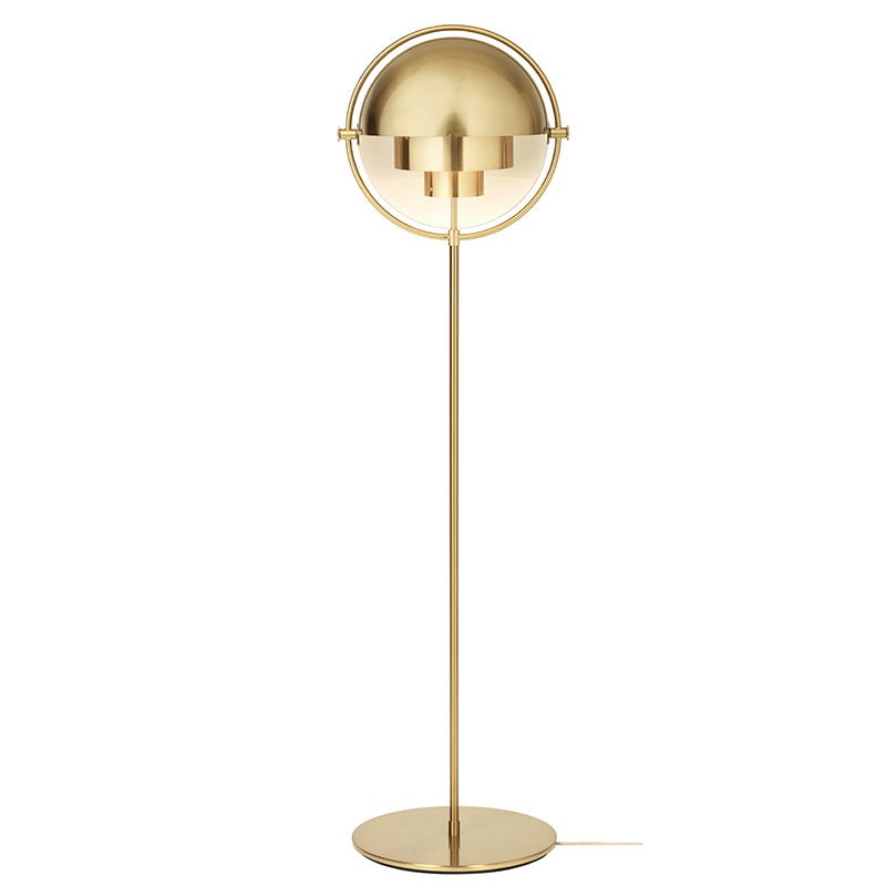 Multi-Lite floor lamp by GUBI #brass #