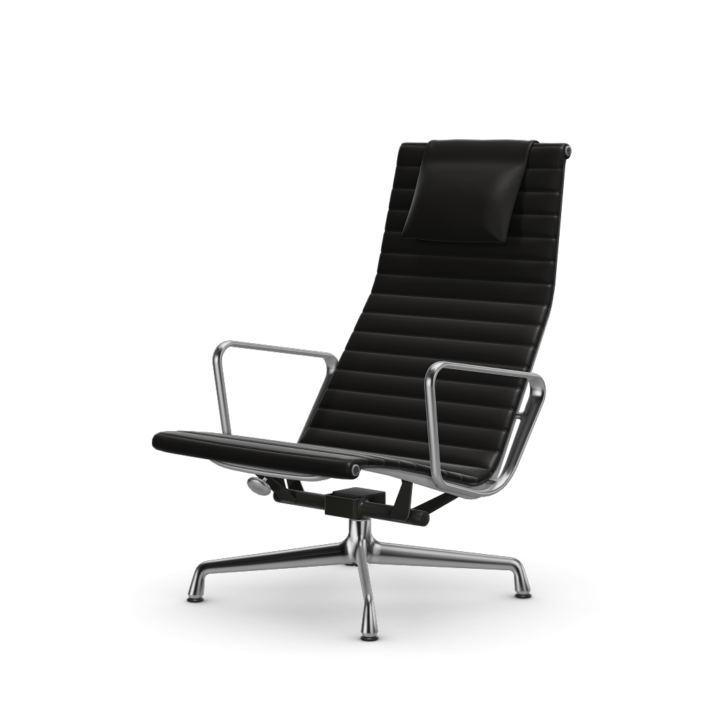 Aluminium Chair EA 124 – Lounge (Cover material - Fabric Leather)