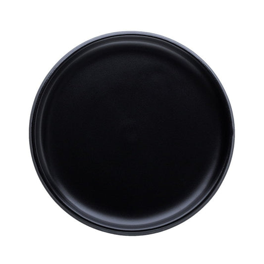 Eclipse dinner plate 22 cm by Vaidava Ceramics #black #