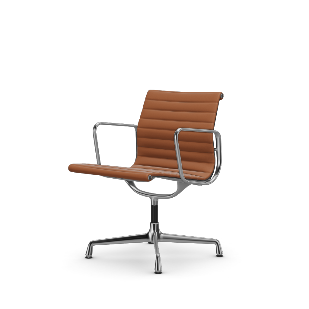 Aluminium Chairs EA 108 swivel – Conference (Cover material - Fabric Leather Premium F)