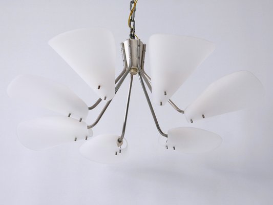 7-Armed Pendant Lamp, Germany, 1950s-WPT-1405262