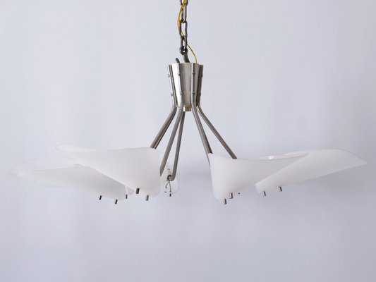 7-Armed Pendant Lamp, Germany, 1950s-WPT-1405262