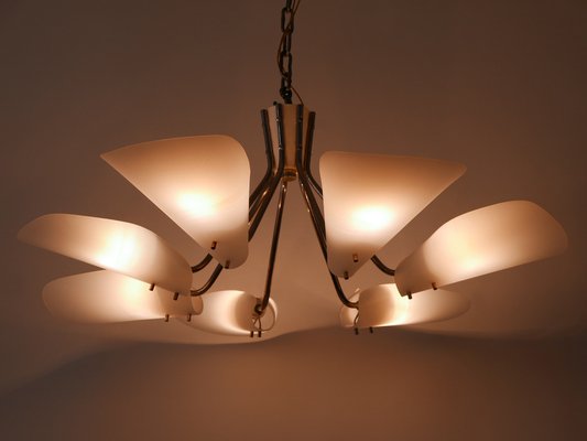 7-Armed Pendant Lamp, Germany, 1950s-WPT-1405262