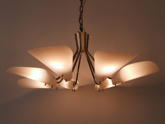 7-Armed Pendant Lamp, Germany, 1950s-WPT-1405262