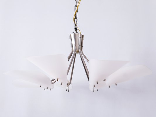 7-Armed Pendant Lamp, Germany, 1950s-WPT-1405262