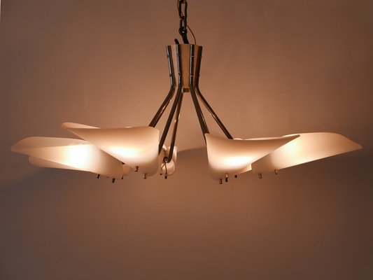 7-Armed Pendant Lamp, Germany, 1950s-WPT-1405262