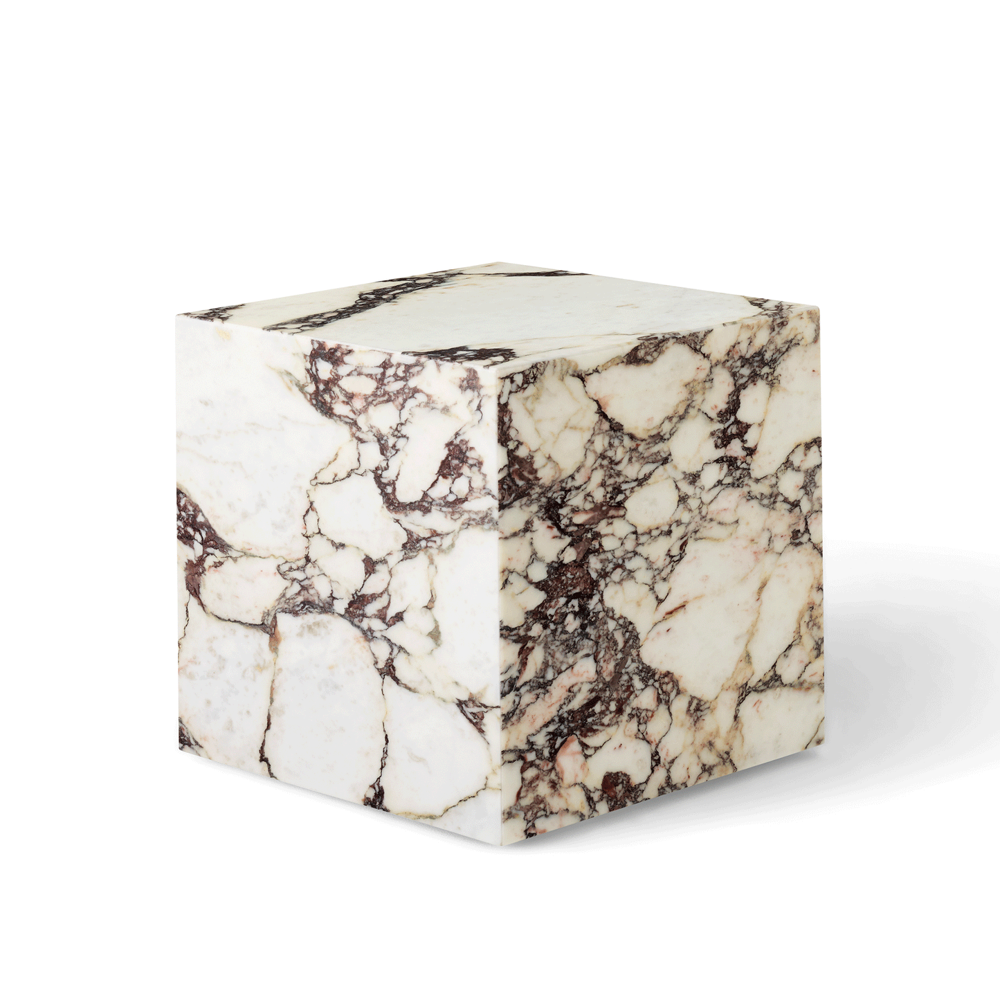 Plinth Coffee Table Cubic by Audo #Calacatta Viola Marble