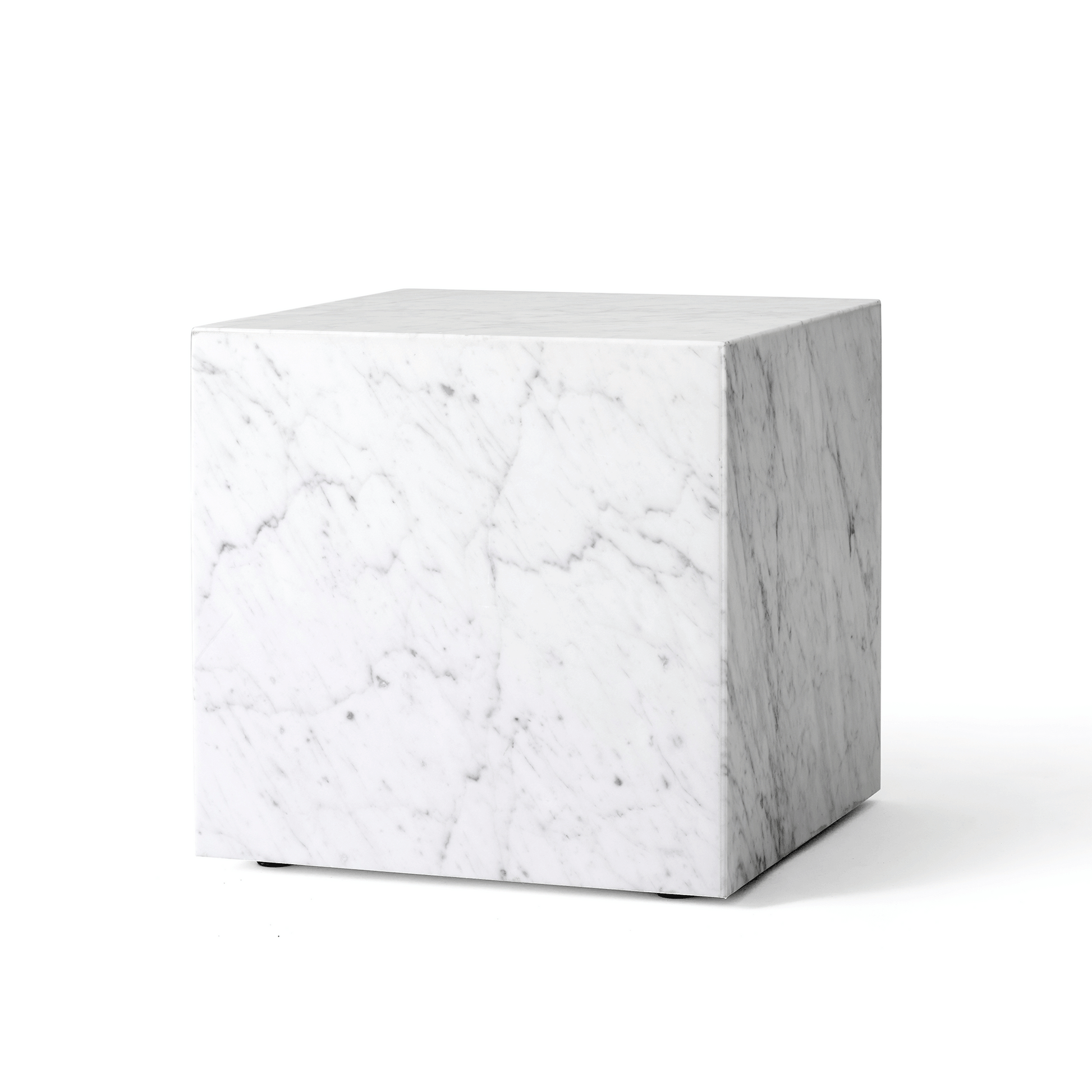 Plinth Coffee Table Cubic by Audo #Carrara Marble