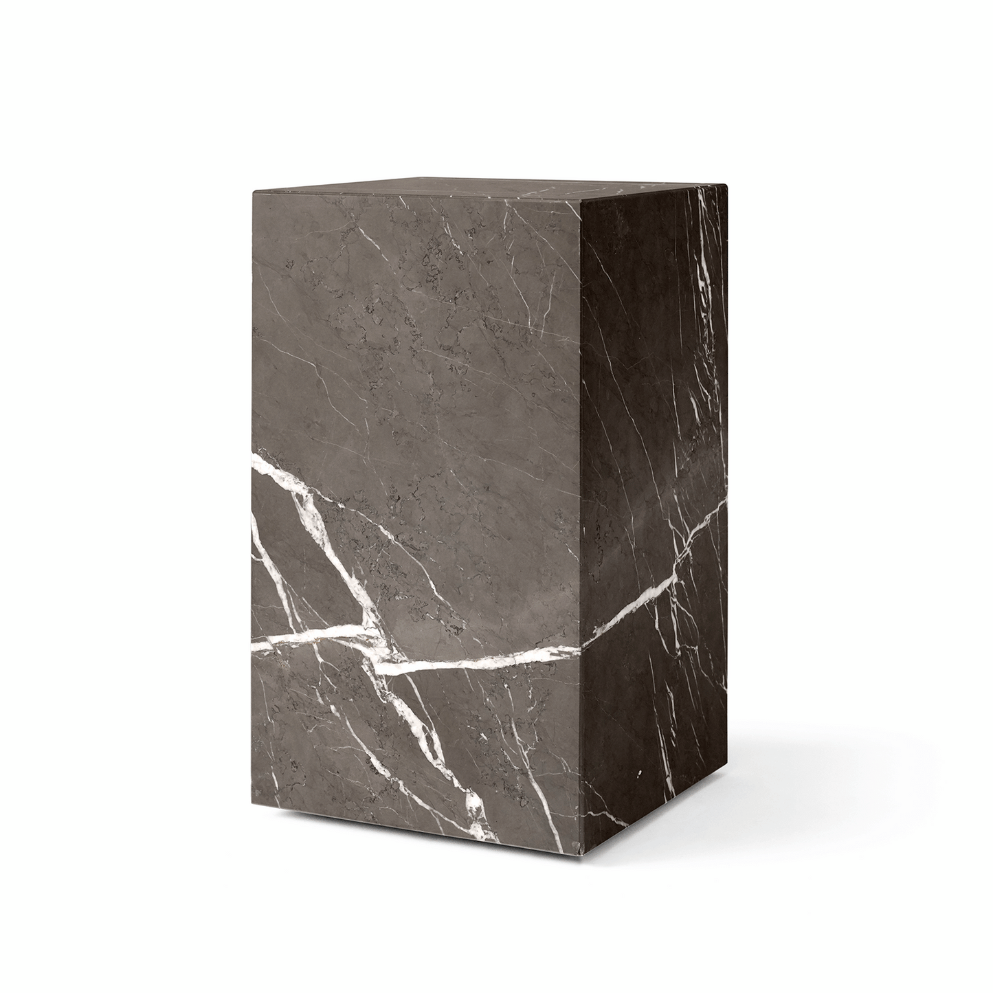 Plinth Coffee Table High by Audo #Gray Kendzo Marble
