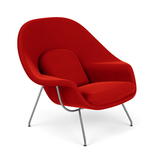 Womb Chair (Frame - Polished Chrome / Upholstery Material - Circa) by Knoll