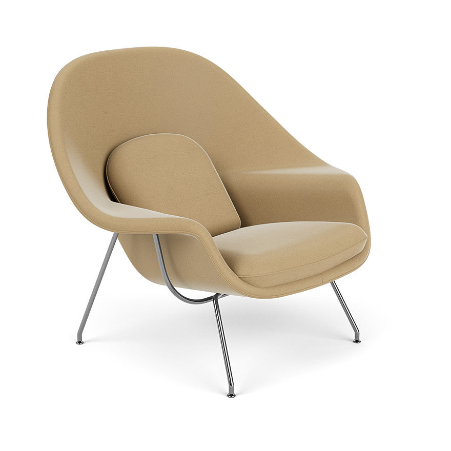 Womb Chair (Frame - Polished Chrome / Upholstery Material - Circa) by Knoll