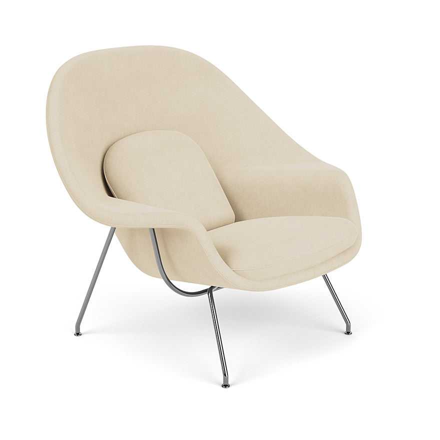 Womb Chair (Frame - Polished Chrome / Upholstery Material - Circa) by Knoll