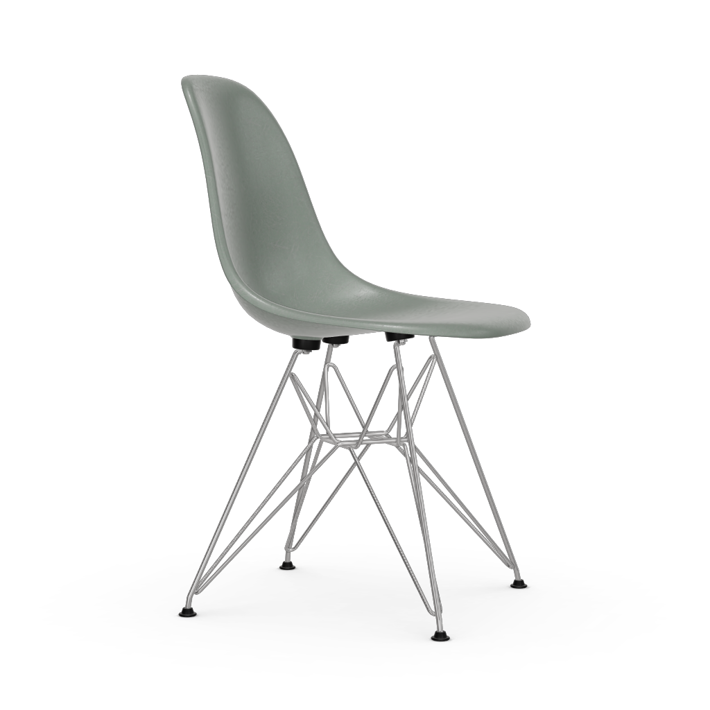 Eames Fiberglass Side Chair DSR (without upholstery) by Vitra