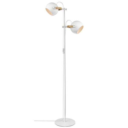 DC Floor Lamp Ø18 by Halo Design #White/ Oak