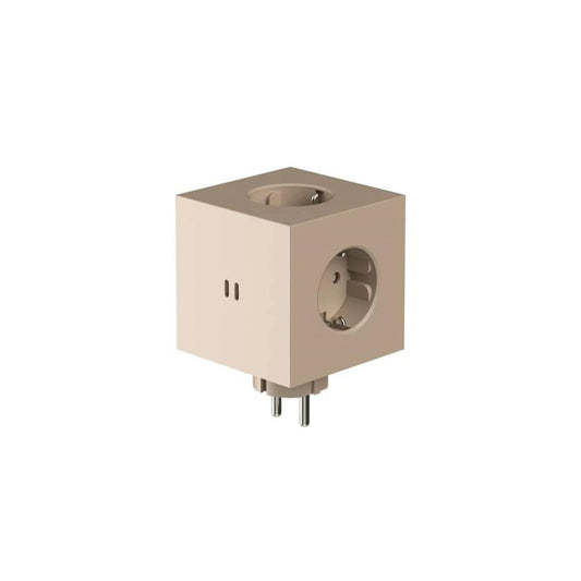 Square 2 Socket by Avolt #Beige