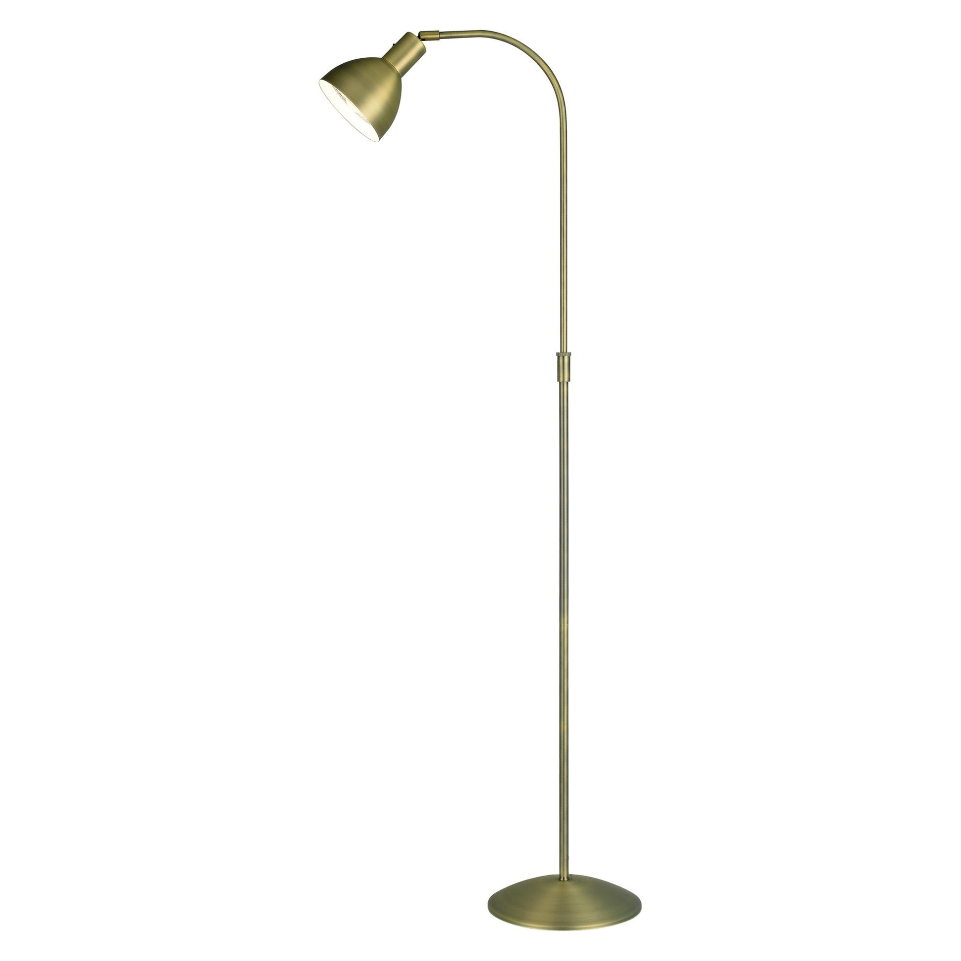 Angora Floor Lamp by Halo Design #Antique Brass