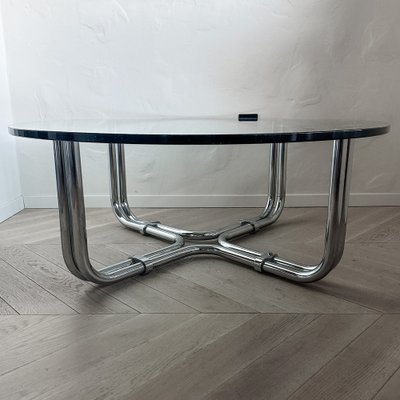 784R Glass Coffee Table by Gianfranco Frattini for Cassina, 1970s-ITU-1745450