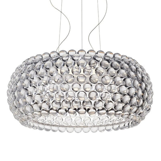 Caboche Plus pendant by Foscarini #large, dimmable, clear #