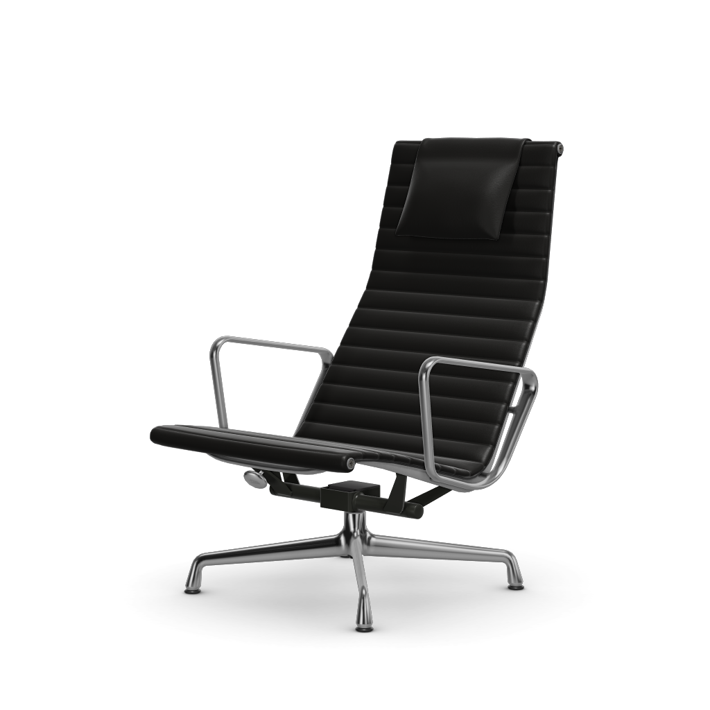 Aluminium Chair EA 124 – Lounge (Cover material - Fabric Leather)