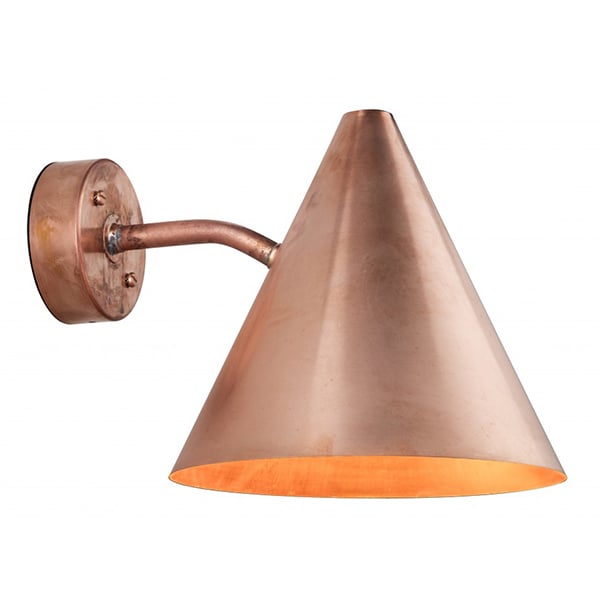 Tratten wall lamp by Örsjö #outdoor, copper #