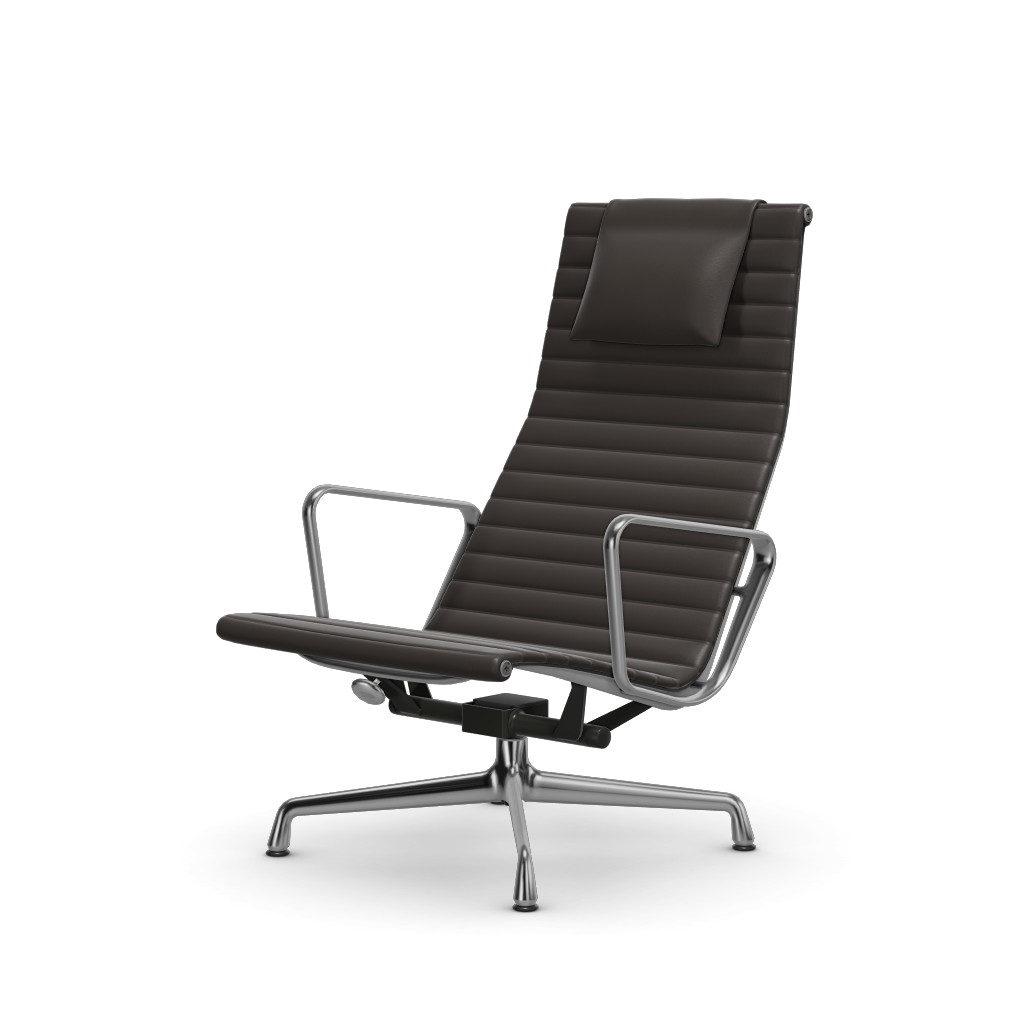 Aluminium Chair EA 124 – Lounge (Cover material - Fabric Leather)