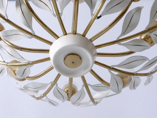 8-Flamed Pendant Lamp from Vereinigte Werkstätten, 1950s-WPT-1336748