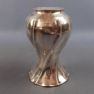 800 Silver Hand-Wrought Vase, 1960s-PWG-2041242