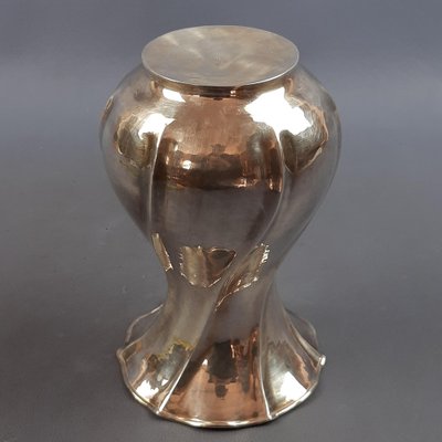 800 Silver Hand-Wrought Vase, 1960s-PWG-2041242