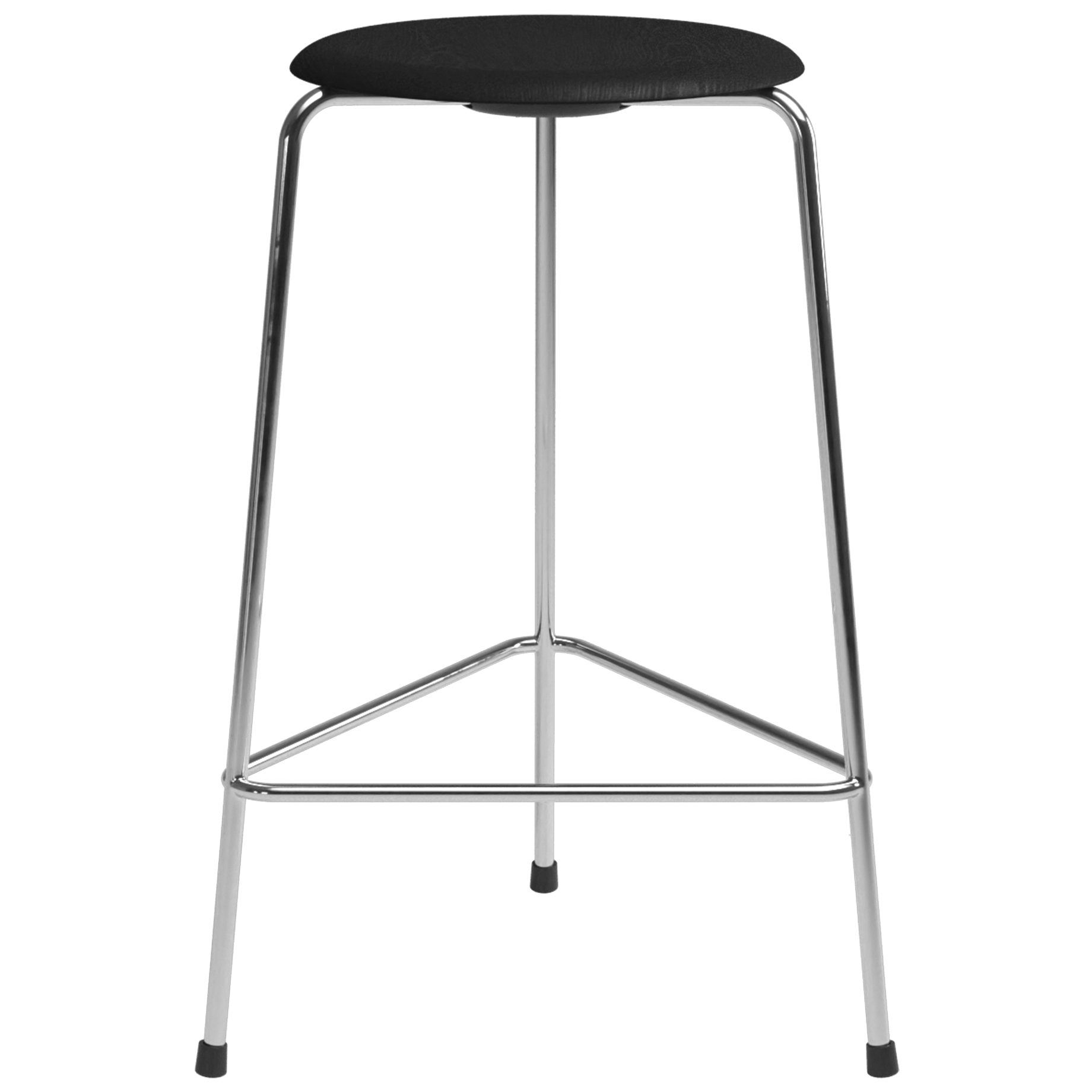 High Dot™ - M3170 Counter Stool W. 3 Legs by Fritz Hansen #Black coloured ash