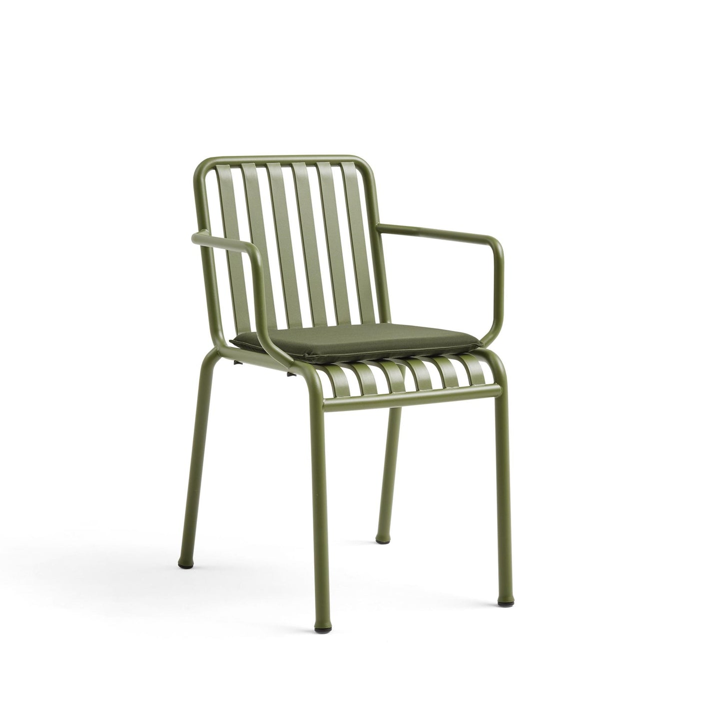 Palissade Chair with Armrest by HAY #Olive