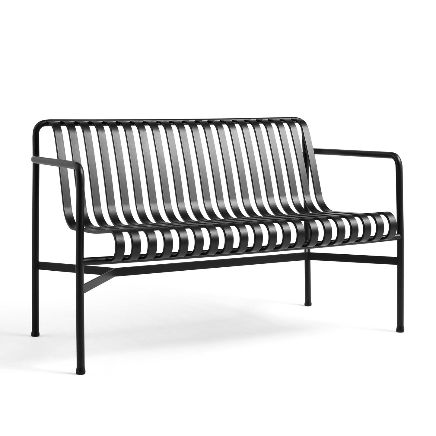 Palisade Dining Bench with Armrests by HAY #Anthracite