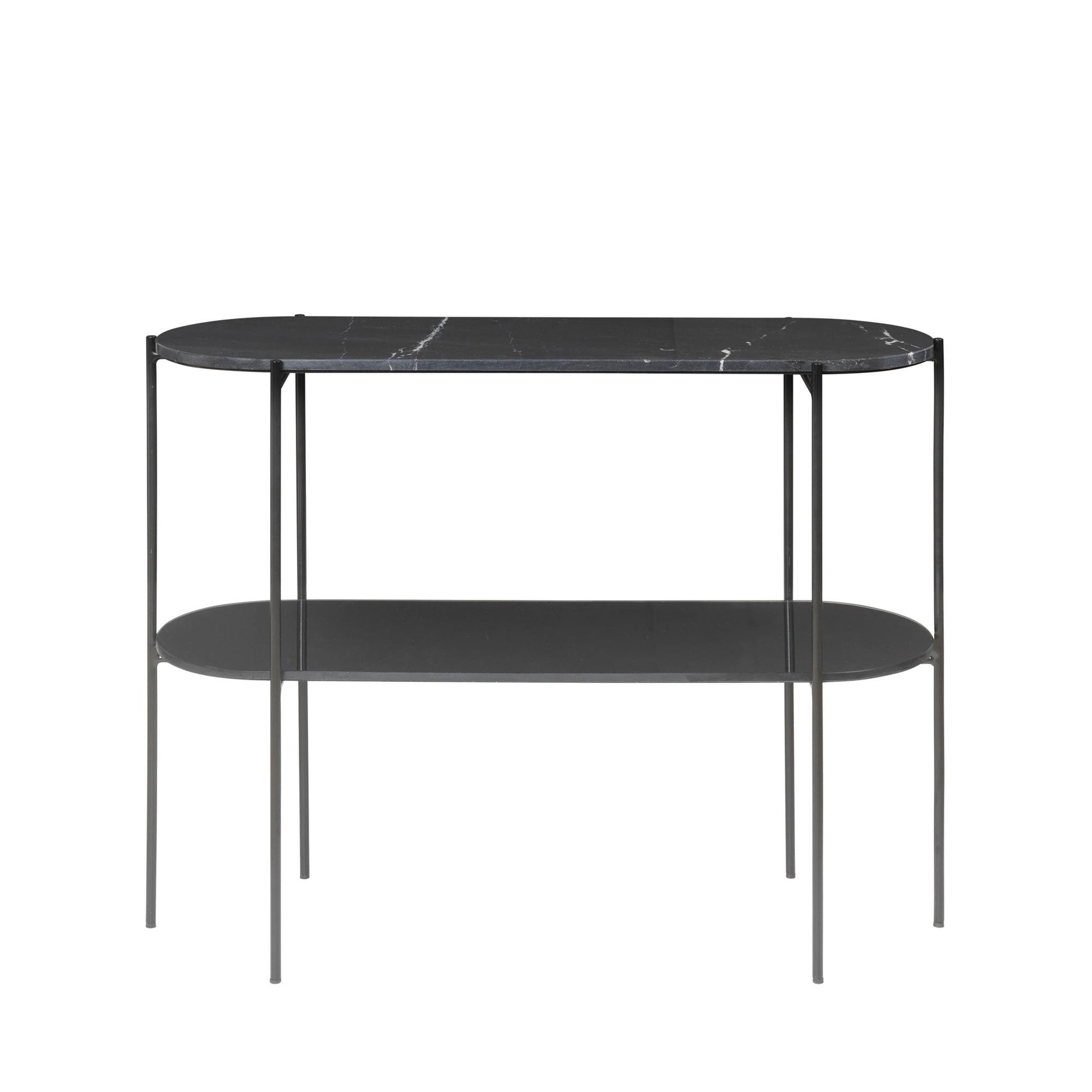 Laura Console Table by Cozy Living #Black Nero Marquina Marble