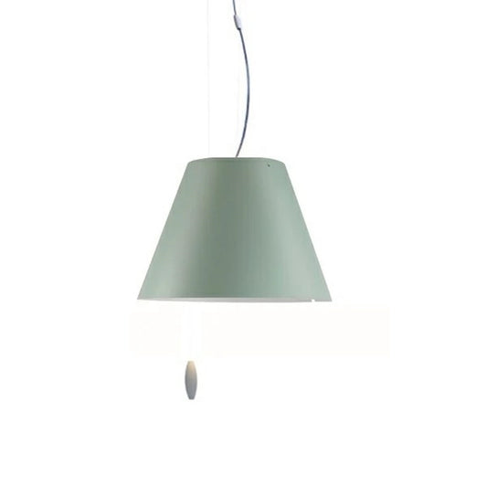 Costanzina Pendant Lamp by Luceplan #White M. Green Shade