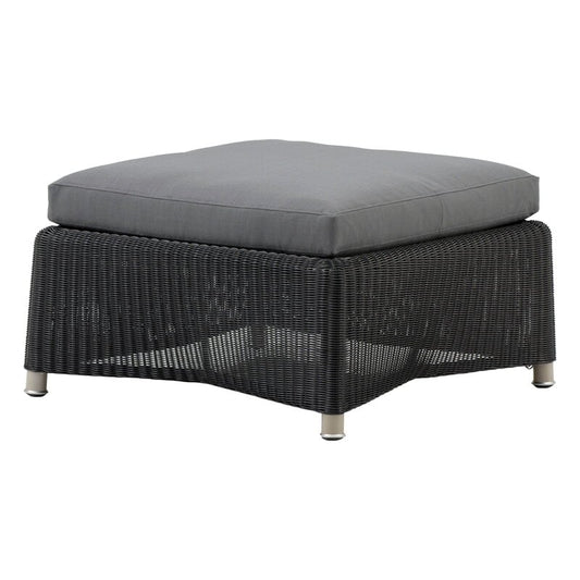 Diamond footstool by Cane-line #graphite - grey #