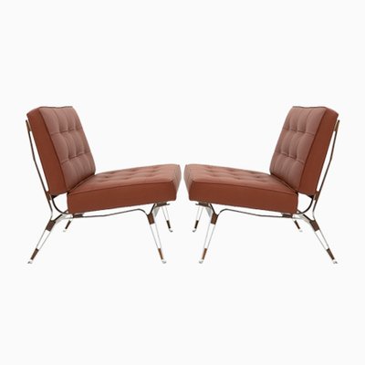 856 Lounge Chairs by Ico & Luisa Parisi for Cassina, 1950s, Set of 2-TJQ-1382908