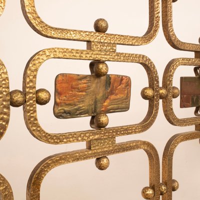 8605 Bed in Brass and Bronze by Osvaldo Borsani for Borsani Varedo, 1959-BAD-2027049