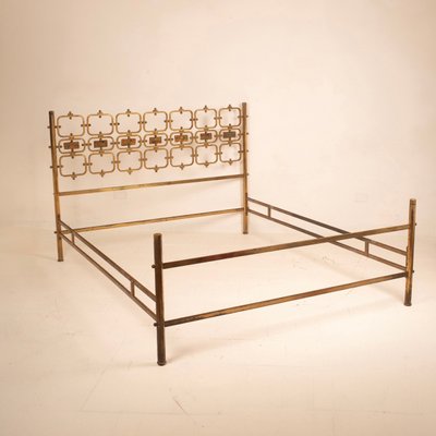 8605 Bed in Brass and Bronze by Osvaldo Borsani for Borsani Varedo, 1959-BAD-2027049