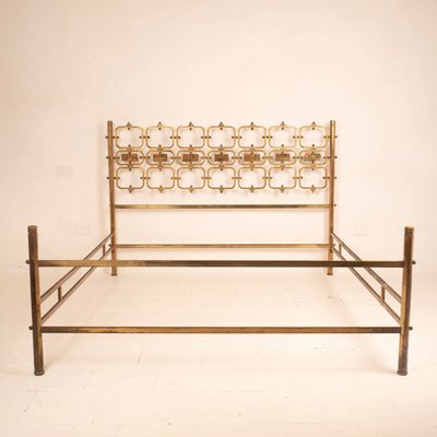 8605 Bed in Brass and Bronze by Osvaldo Borsani for Borsani Varedo, 1959-BAD-2027049