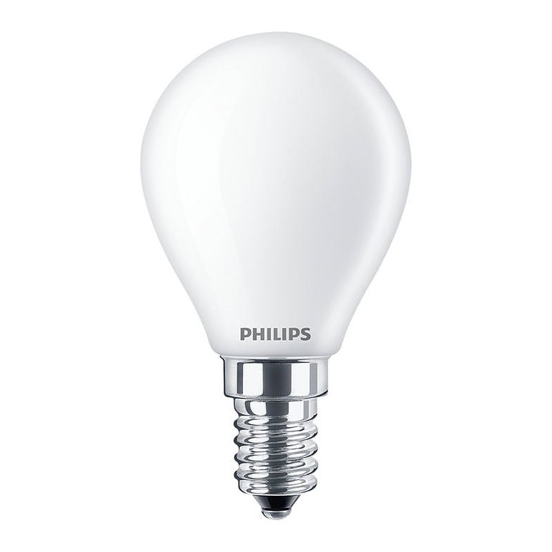 E14 3.4W LED 2700K 470Lm Frosted by Philips #