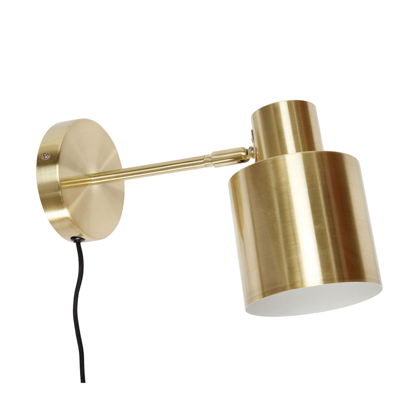 Fuse Wall Lamp by Hübsch #Brass