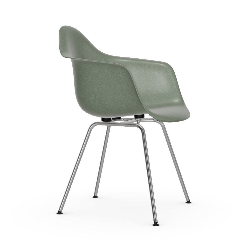 Eames Fiberglass Armchair DAX (without upholstery) by Vitra