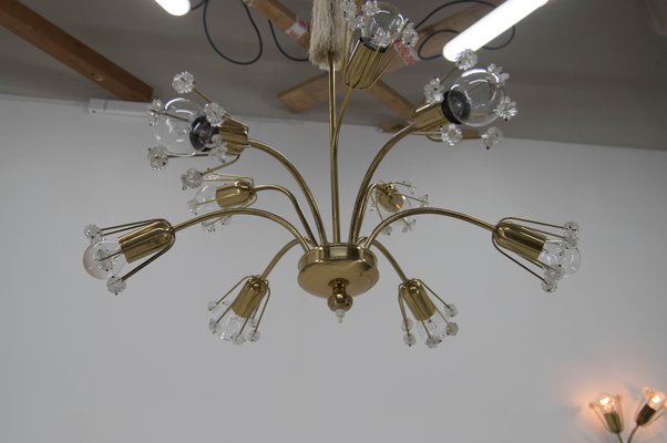 9-Light Chandelier by Emil Stejnar for Rupert Nikoll, Austria, 1950s-TZ-1107752