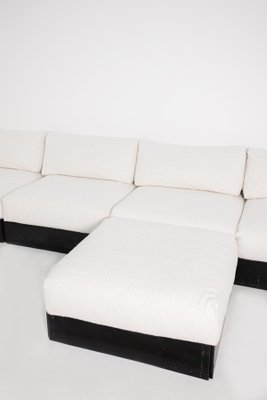 9-Seat Sofa in White Bouclè by Rolf Heide for ICF, 1970s, Set of 2-RCE-1099738