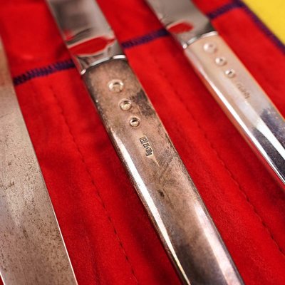 925 Silver Cutlery from Cleto Munari, Set of 6-EOS-1818741