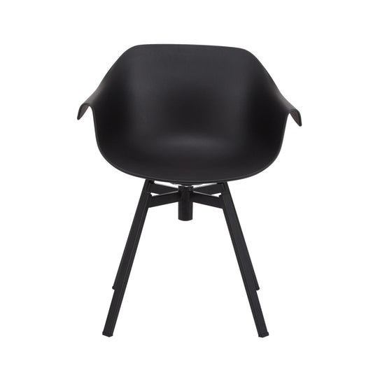 Swivel Dining Chair by Muubs #Black/ Black