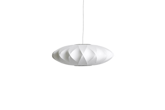 Nelson Saucer Crisscross Bubble Pendant Lamp Small by HAY #White
